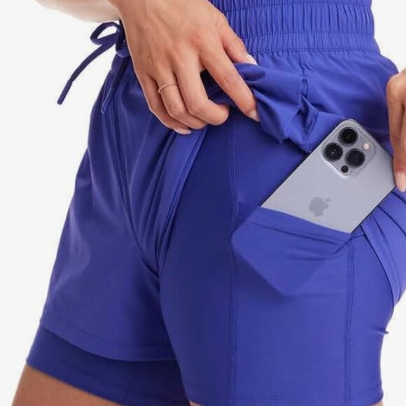 Spyder Active Shorts Ladies’ XS Blue NWT - Picture 4 of 5